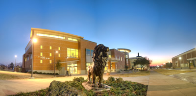 Exterior of the Rayburn Student Center at Texas A&M University-Commerce